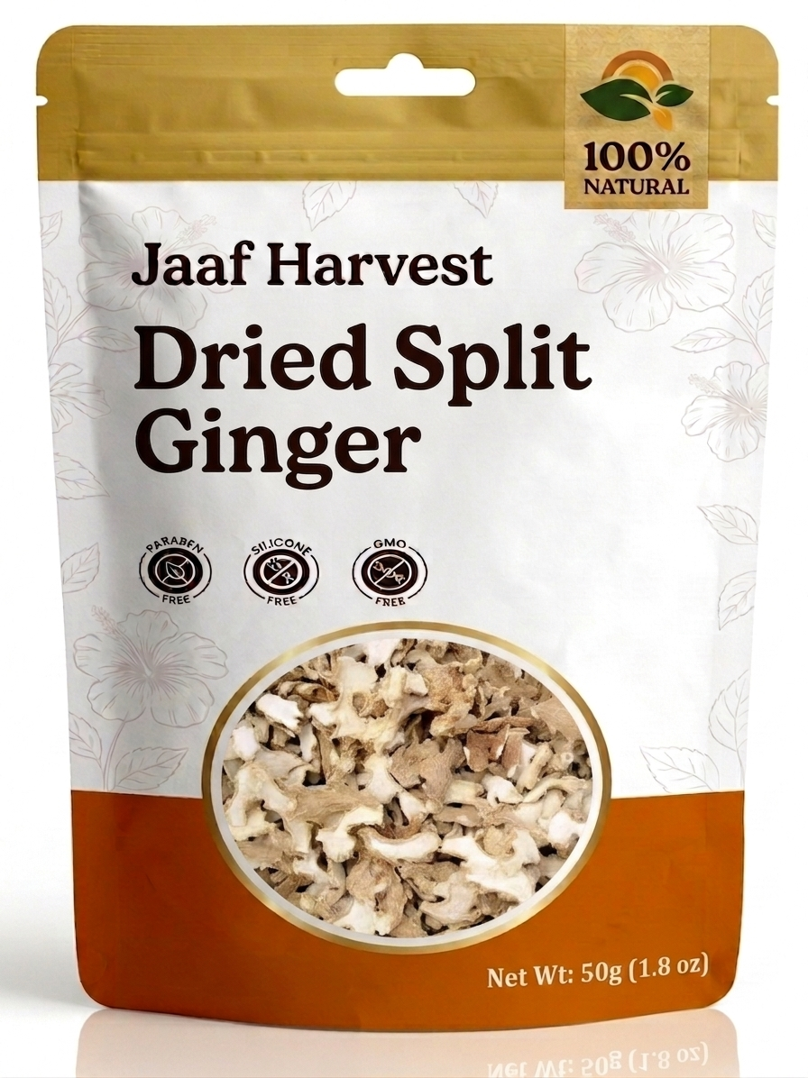 Dried split ginger